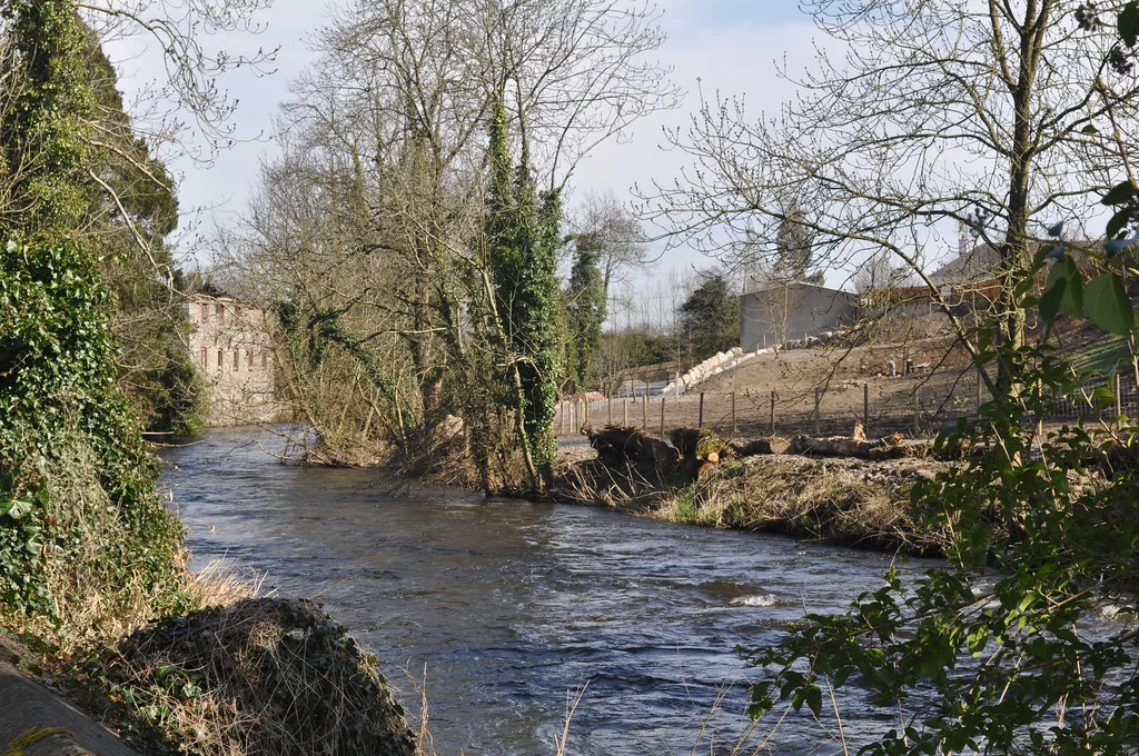 The River Fane at Inniskeen, County Monaghan.