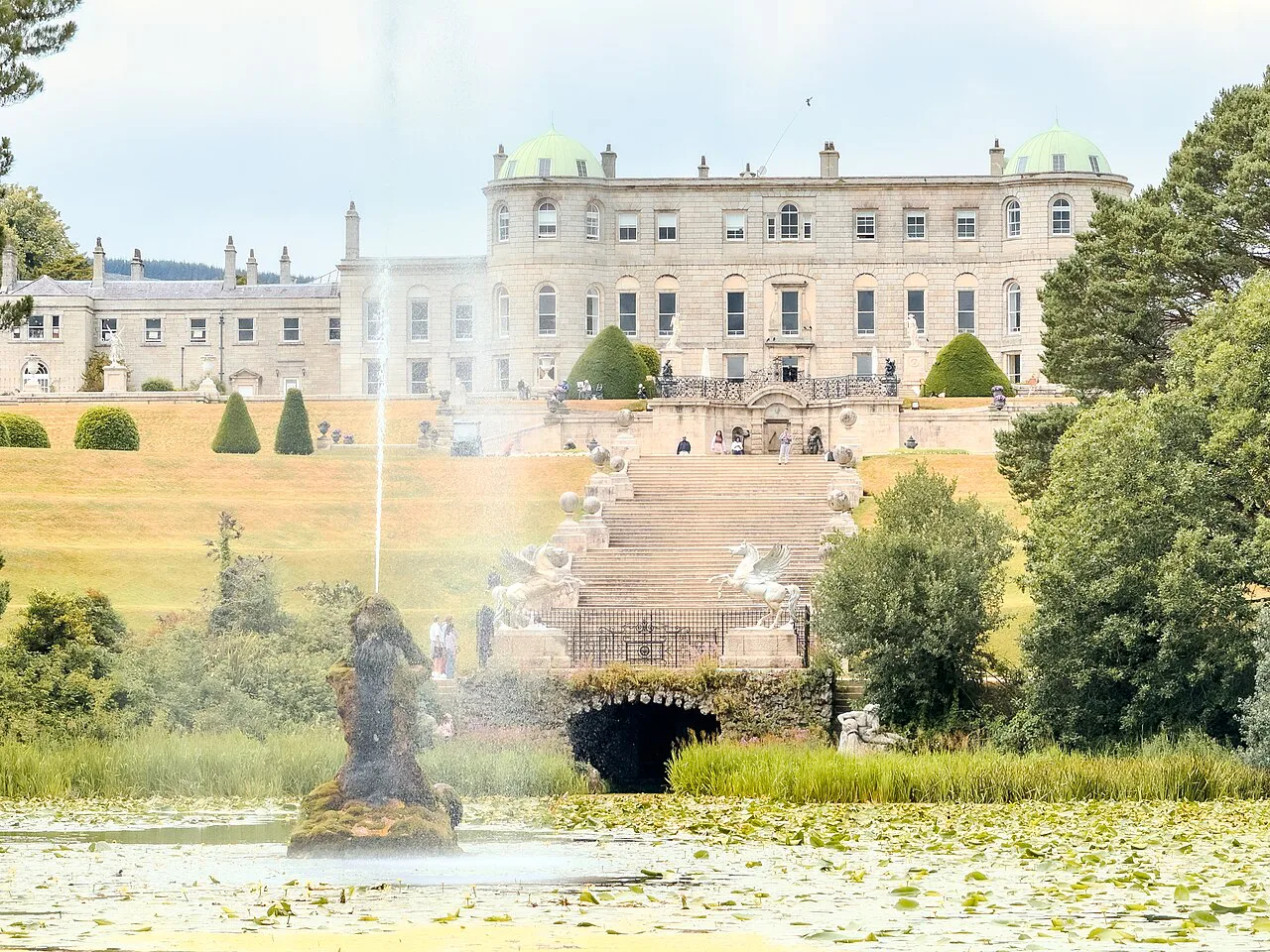 Powerscourt House and gardens, County Wicklow.