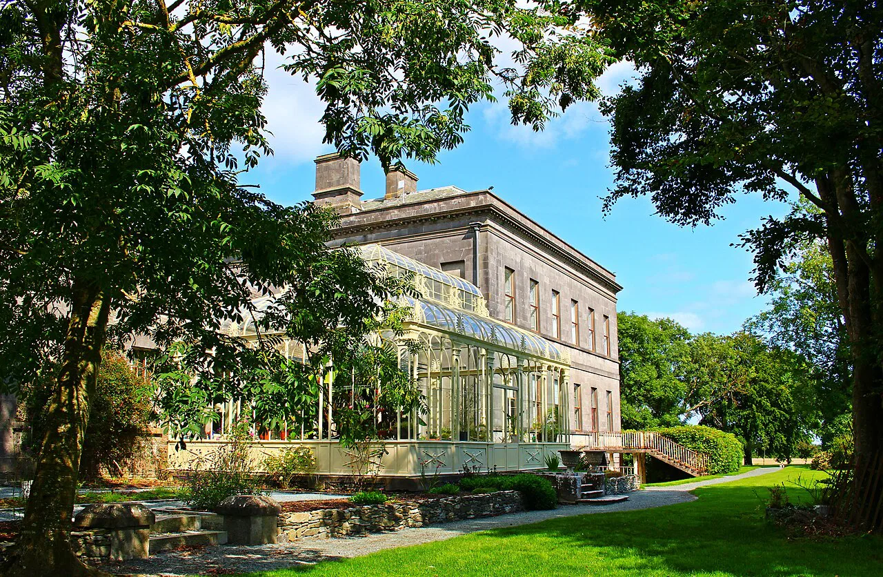Rokeby Hall and its conservatory, County Louth.