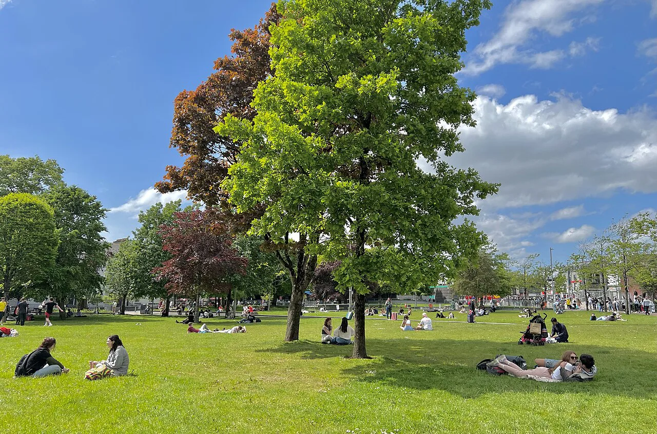 Eyre Square, Galway.