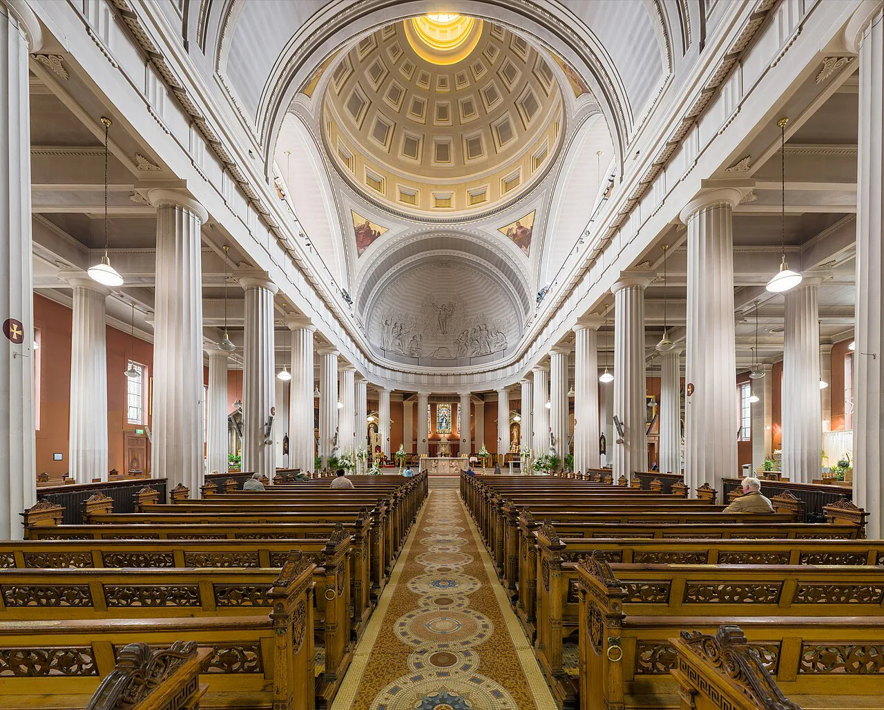 Interior of St Mary's Pro-Cathedral, Dublin.