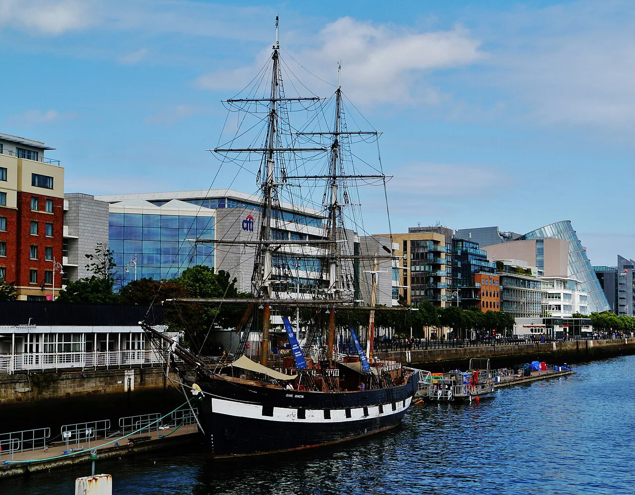 The Jeanie Johnston famine ship, Dublin.
