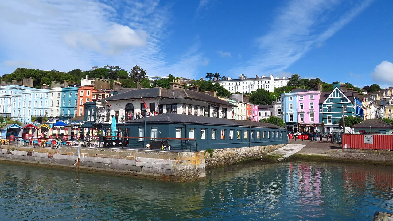 The waterfront building housing Titanic Experience Cobh.