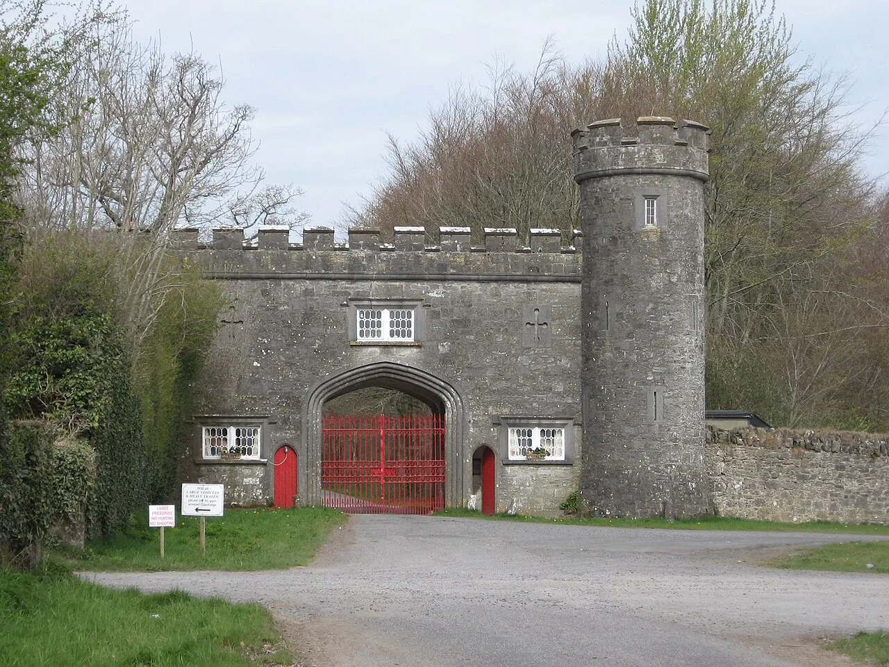 Gate lodge at Tullynally Castle, County Westmeath.